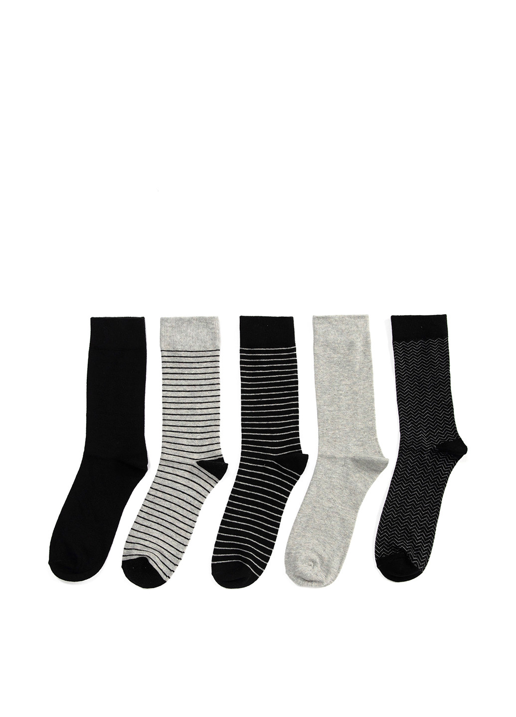 Шкарпетки(5шт) DeFacto з ущільненім носком комбіновані повсякденні