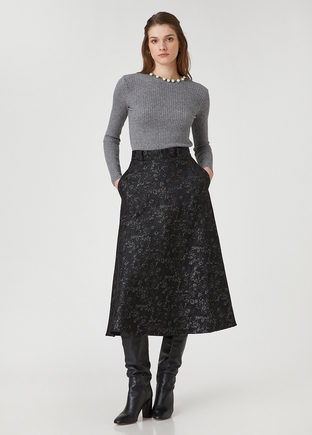 Серый демисезонный джемпер джемпер KOTON