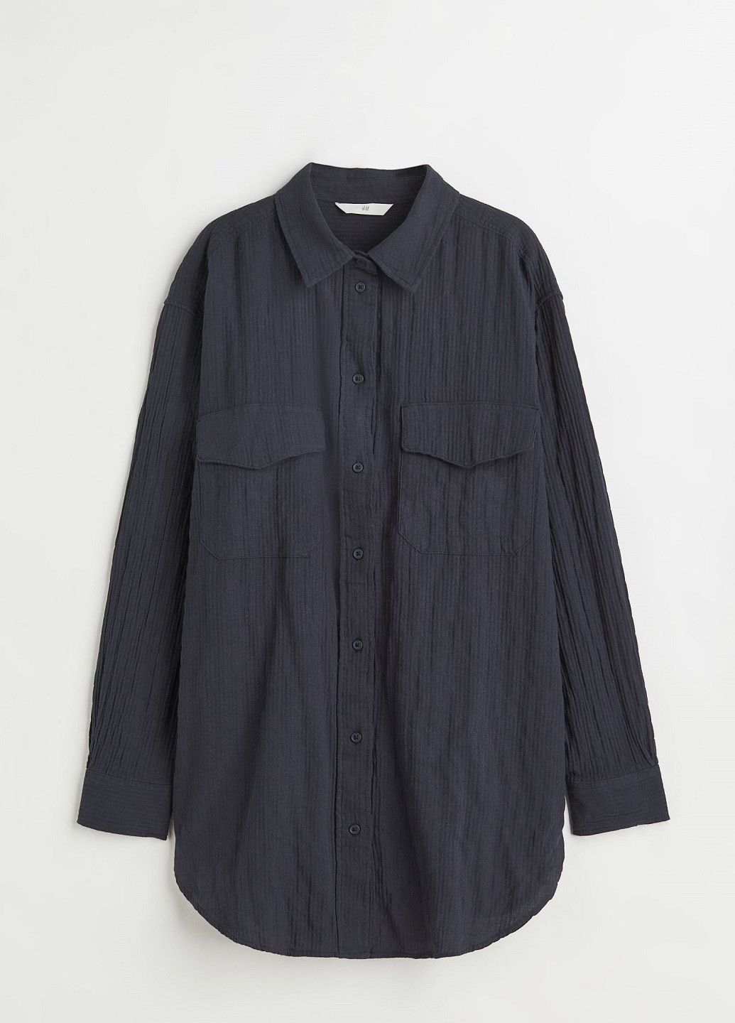 Темно-серая демисезонная блузка H&M