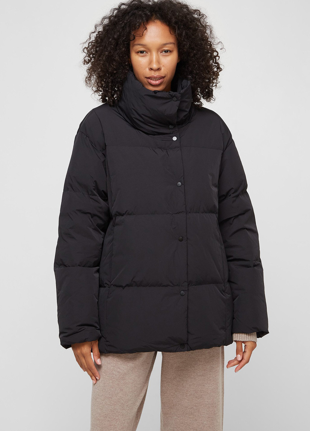 Чорний зимній Пуховик PRPY