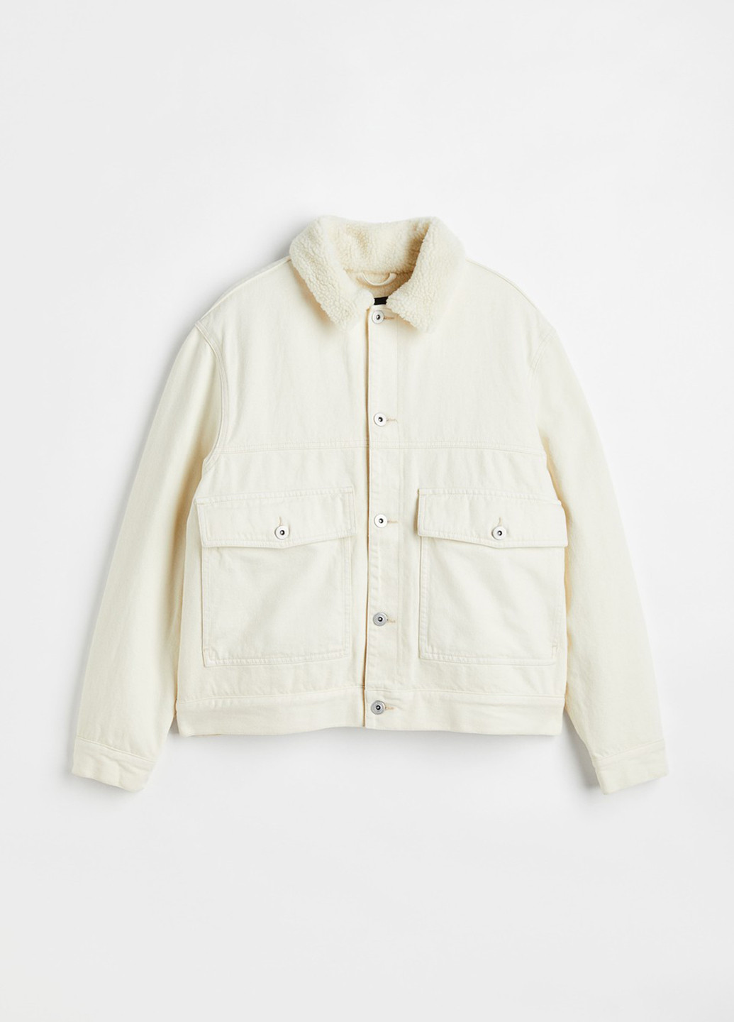 Молочная демисезонная куртка H&M