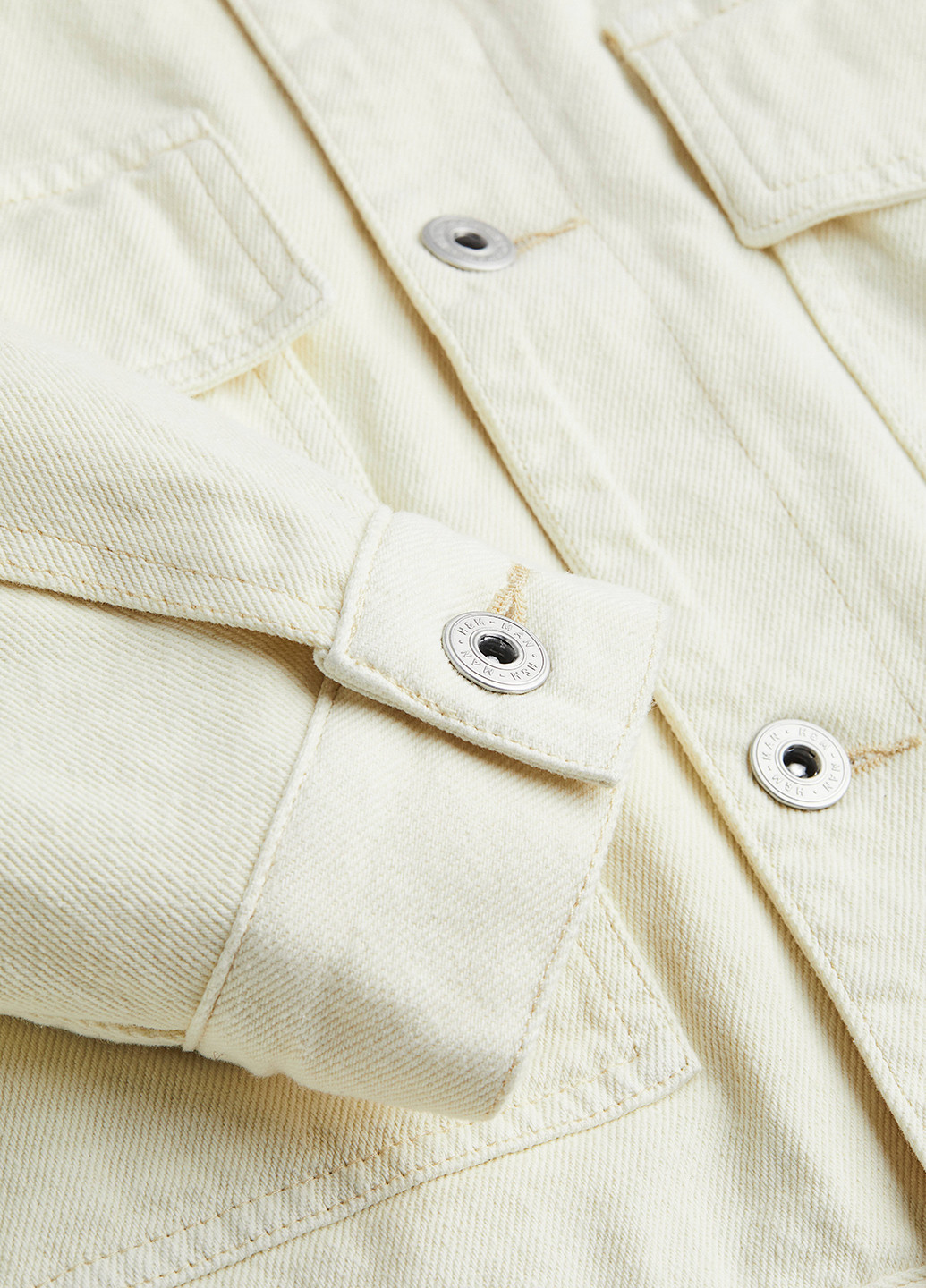 Молочная демисезонная куртка H&M