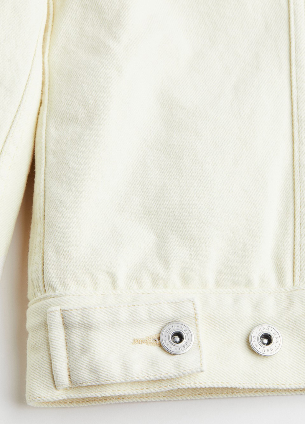 Молочная демисезонная куртка H&M