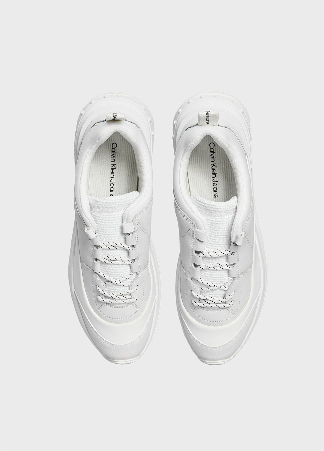 Белые демисезонные кроссовки Calvin Klein Jeans