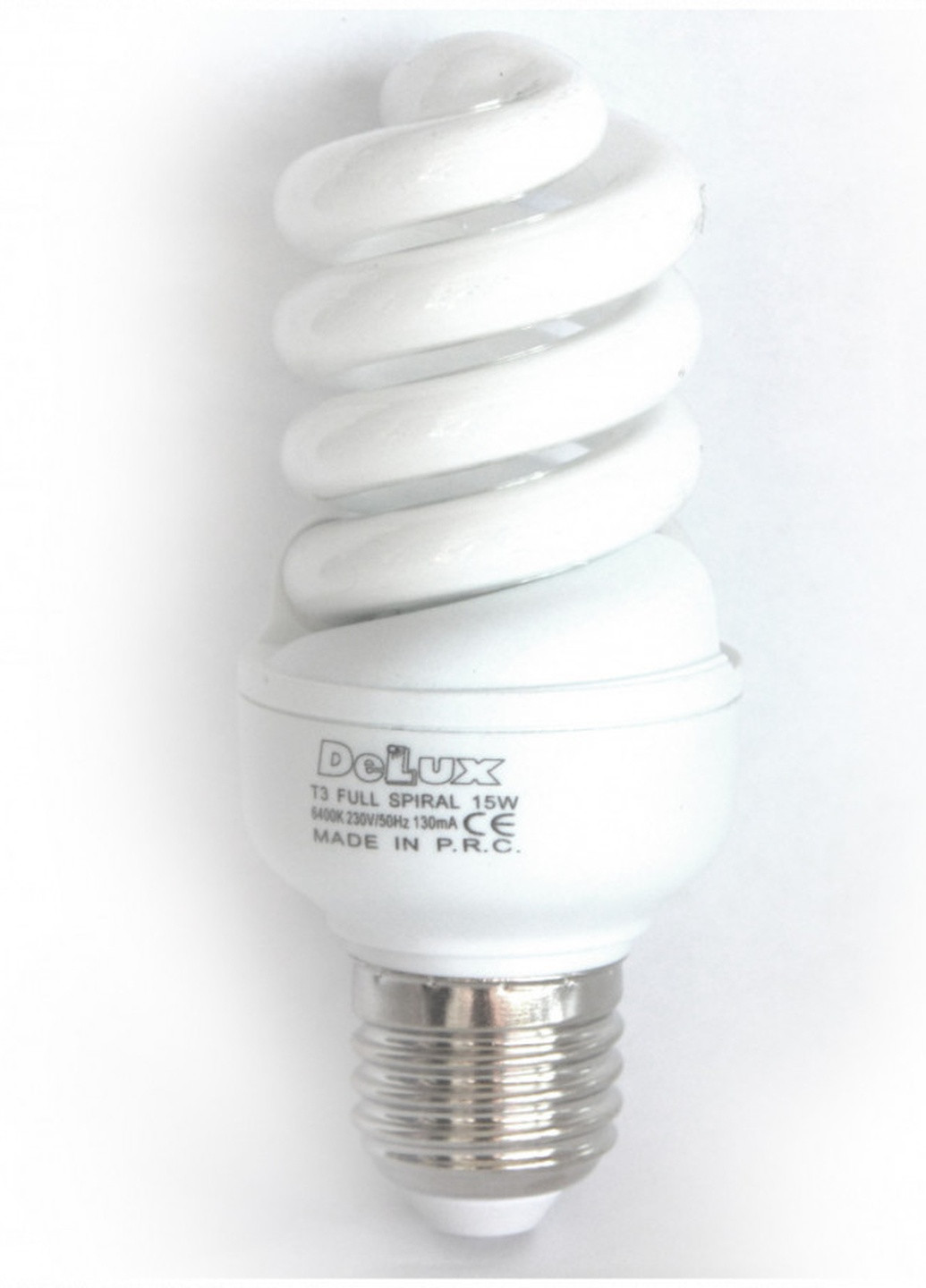 Лампа E27 T3 15W/6400K DELUX Full Spiral Brille (253965101)