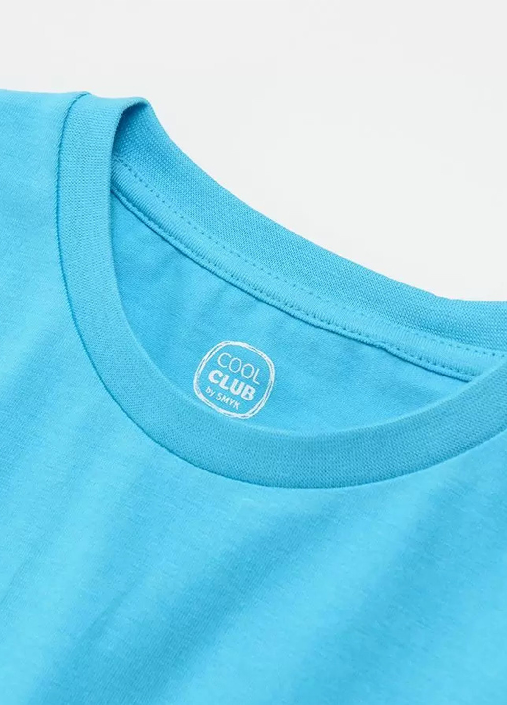 Голубая летняя футболка Cool Club
