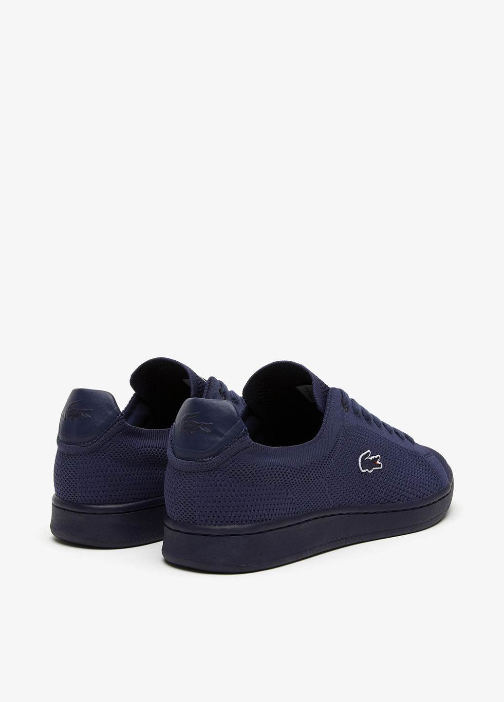 Темно-синие демисезонные кроссовки Lacoste