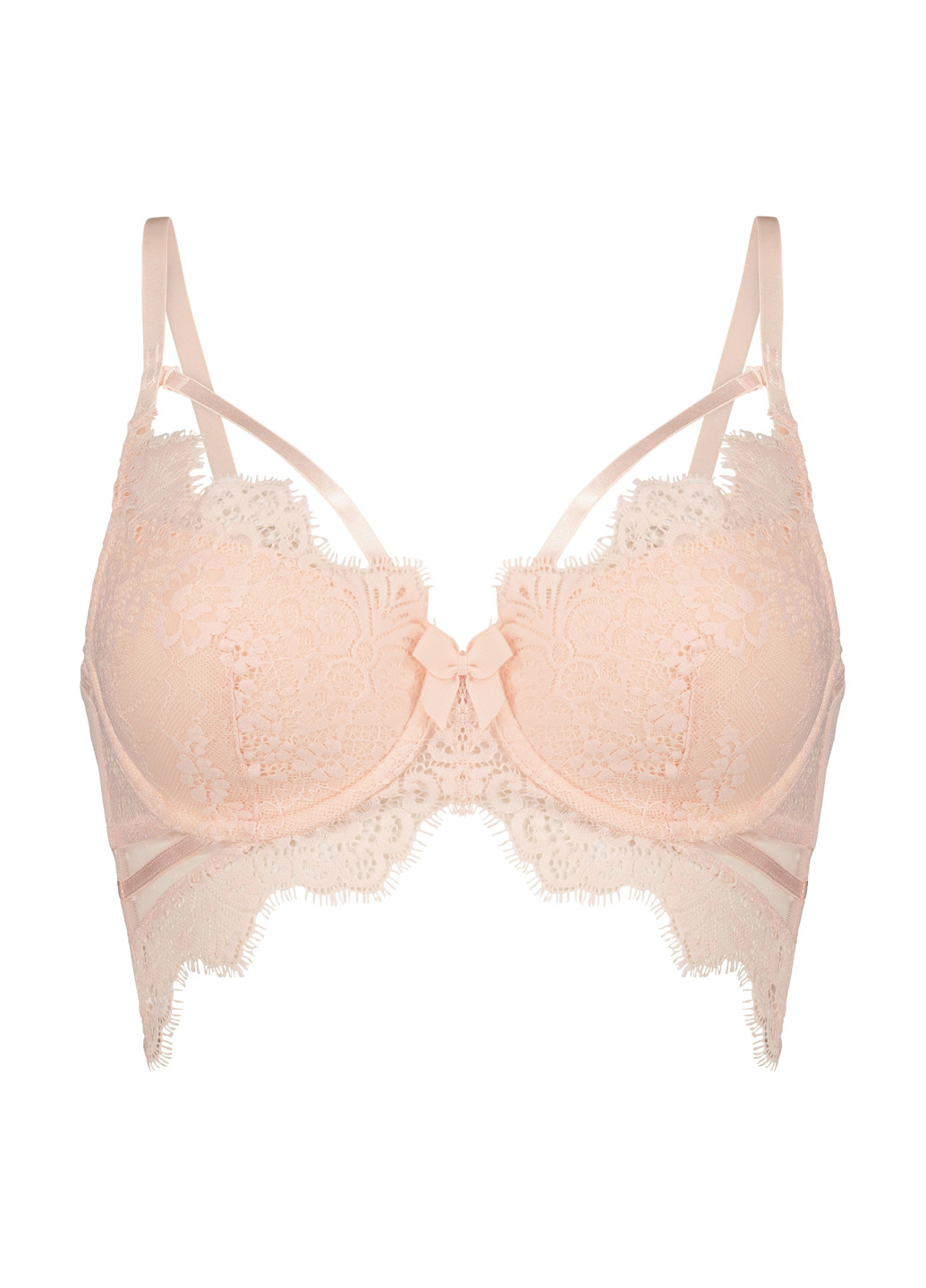 Персиковий бюстгальтер Hunkemoller з кісточками поліамід