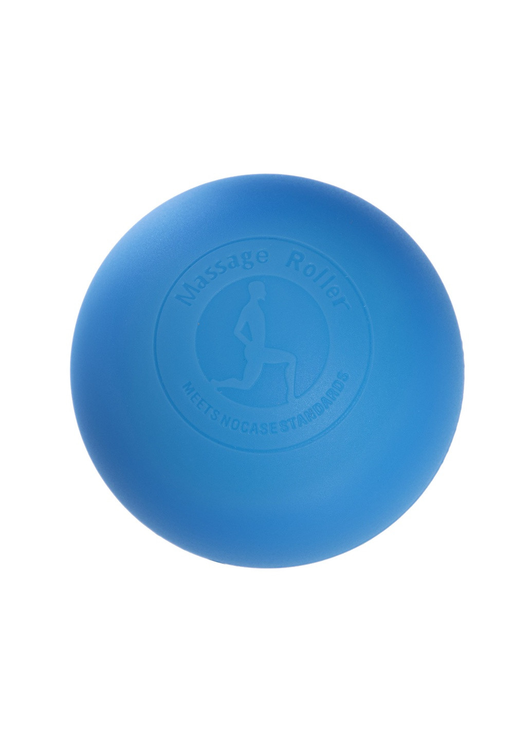 Масажний м'ячик 6.5 см синій (каучук) для міофасціального релізу і самомасажу EF-MM65-BL EasyFit (243205367)