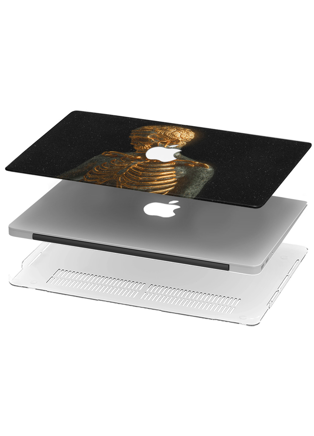 Чехол пластиковый для Apple MacBook Pro 16 A2141 Череп (Skull) (9494-2547) MobiPrint (218863581)