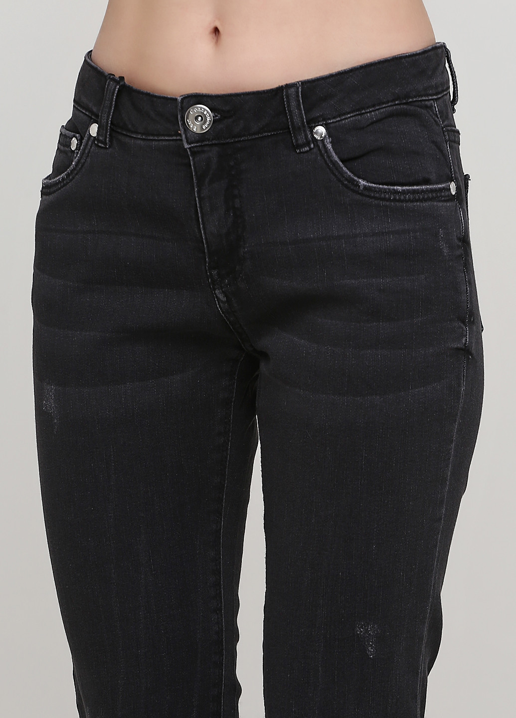 Темно-серые демисезонные скинни джинсы B.C. Best Connections