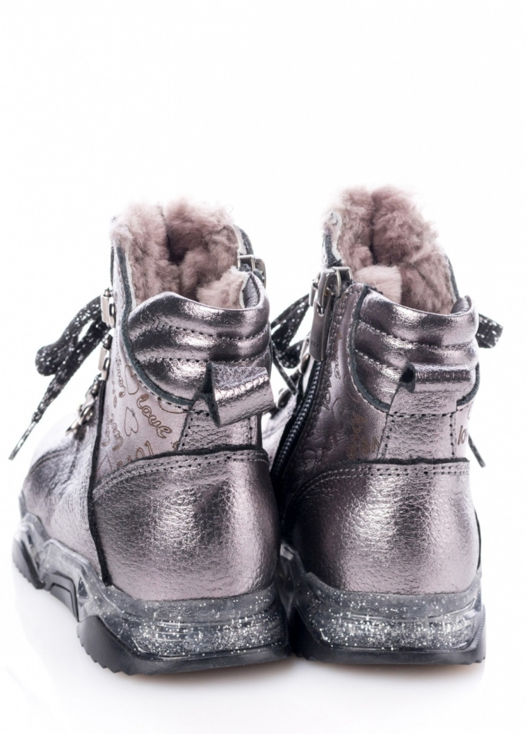 Бронзовые кэжуал зимние ботинки зимние из натуральной кожи на девочку Tutubi