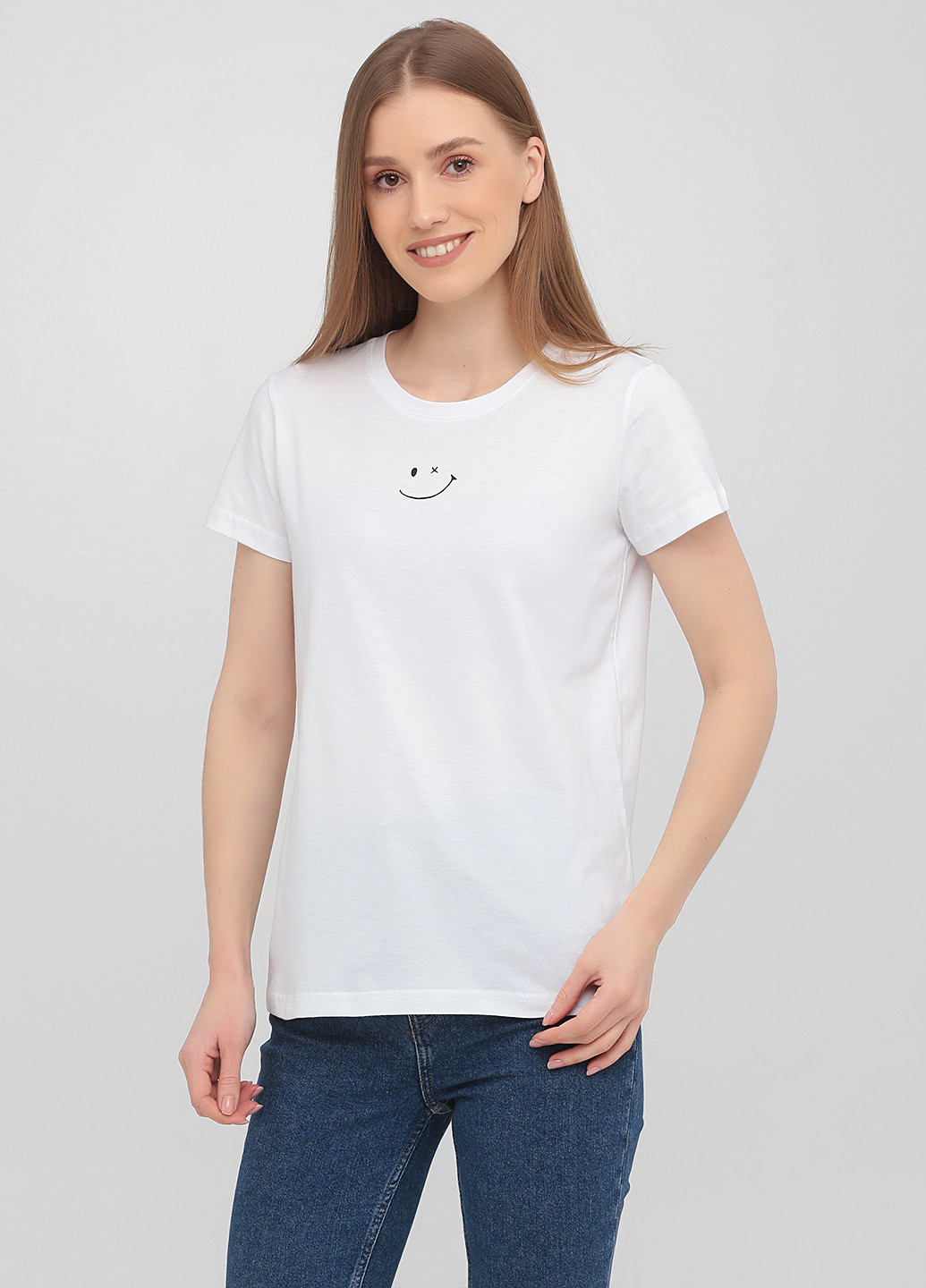 Біла літня футболка базова KASTA design