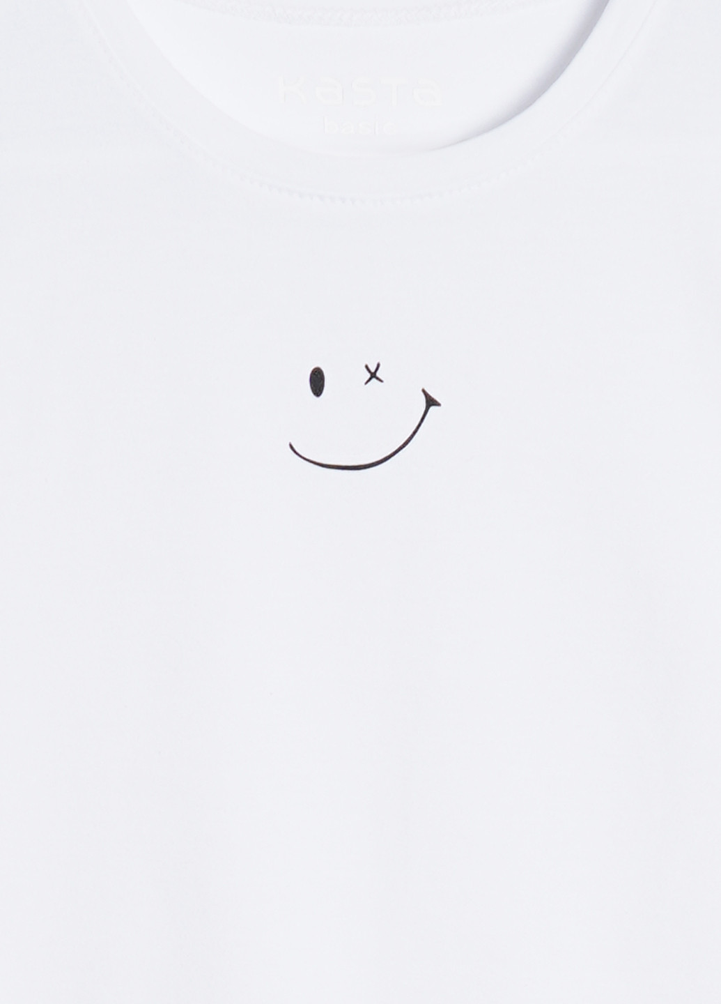 Белая летняя футболка базовая KASTA design