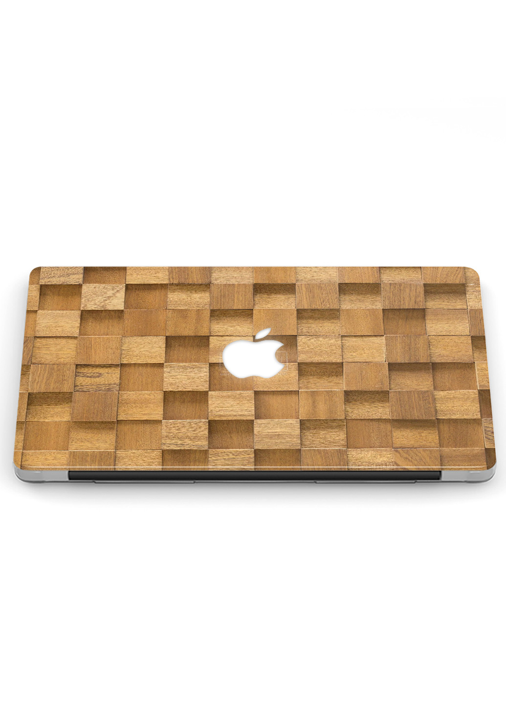 Чехол пластиковый для Apple MacBook Pro 13 A1278 Деревянные квадраты (Wooden squares) (6347-2395) MobiPrint (218865660)