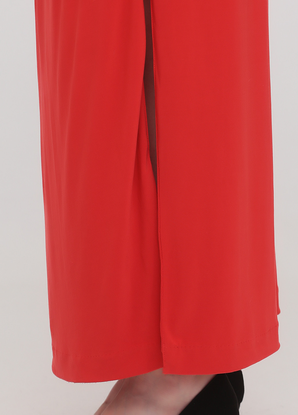 Красное кэжуал платье Ralph Lauren однотонное