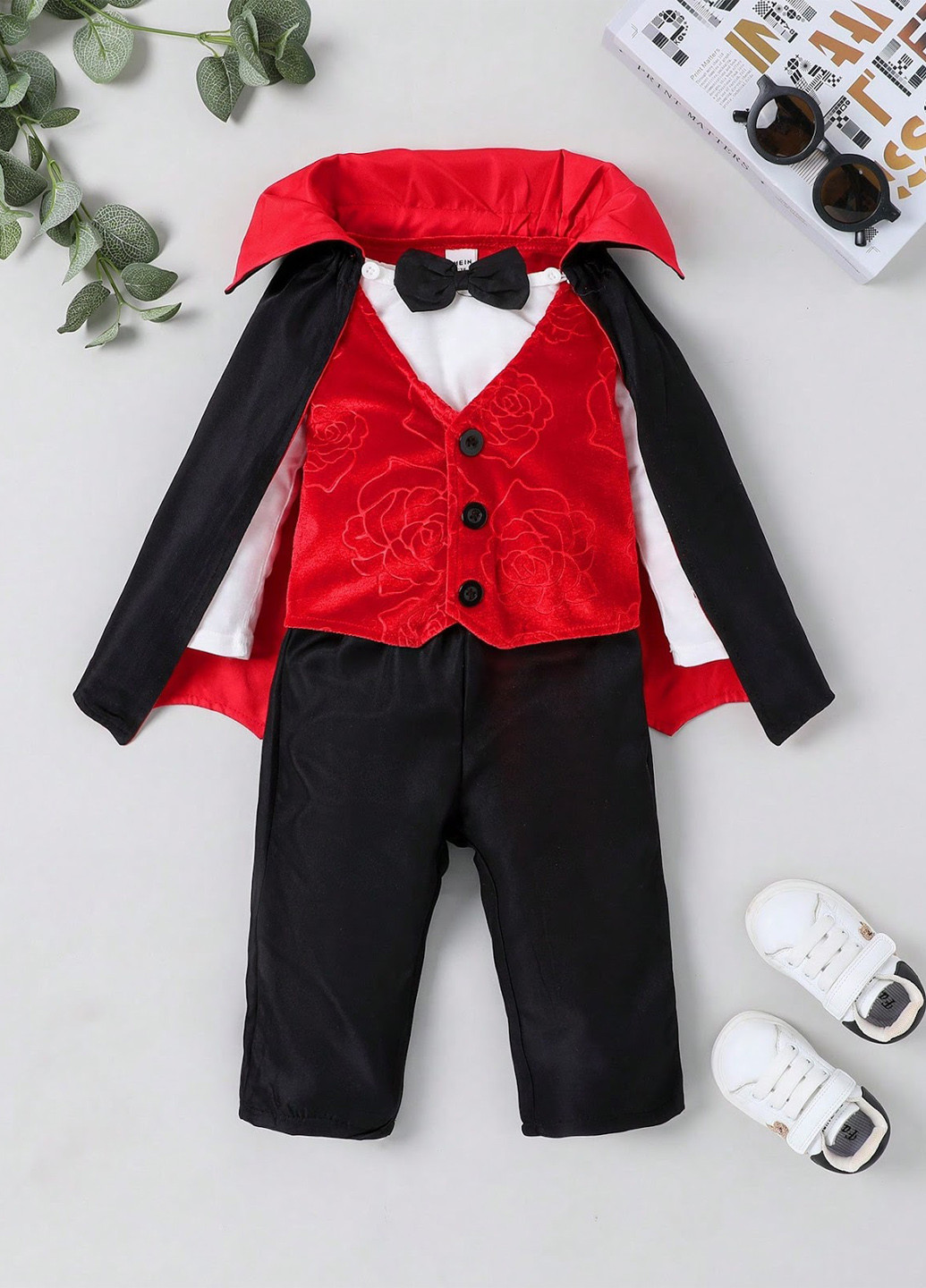 Маскарадний костюм (сорочка, жилет, штани, метелик, накидка) SHEIN (329546147)