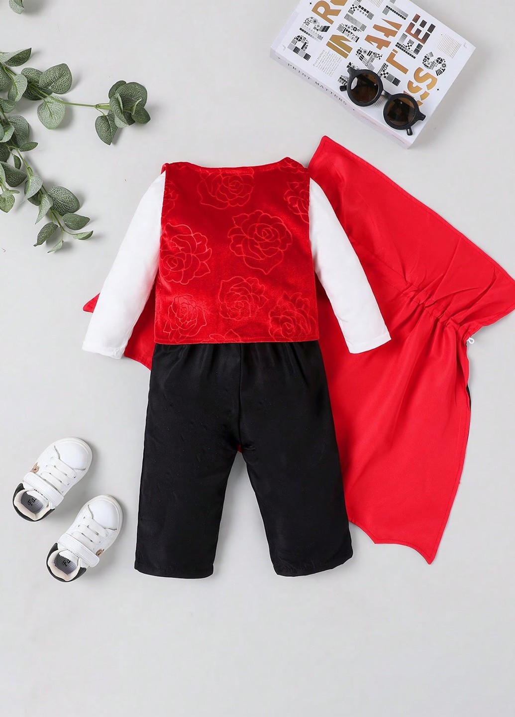 Маскарадний костюм (сорочка, жилет, штани, метелик, накидка) SHEIN (329546147)