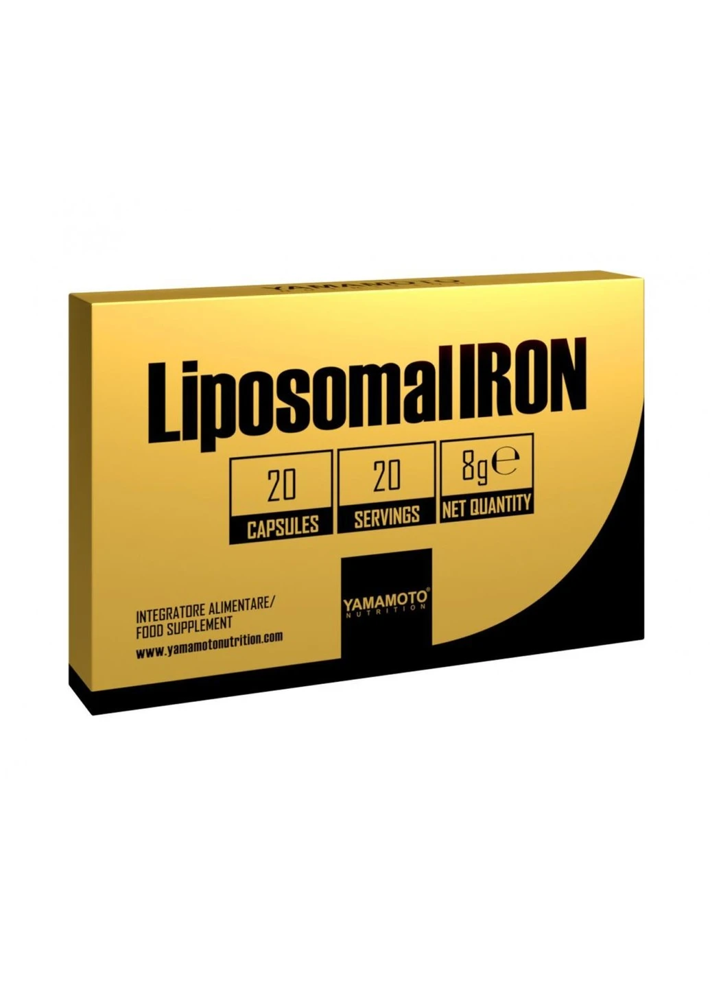 Залізо + вітамін С Liposomal IRON (20 капс) Ямамото Yamamoto Nutrition (255407687)
