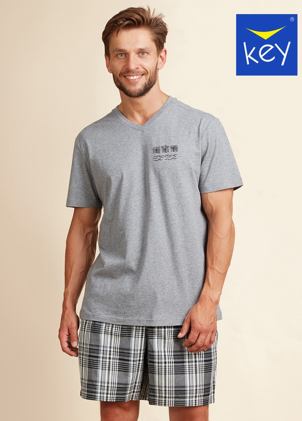 Піжама (футболка, шорти) Key (253059695)