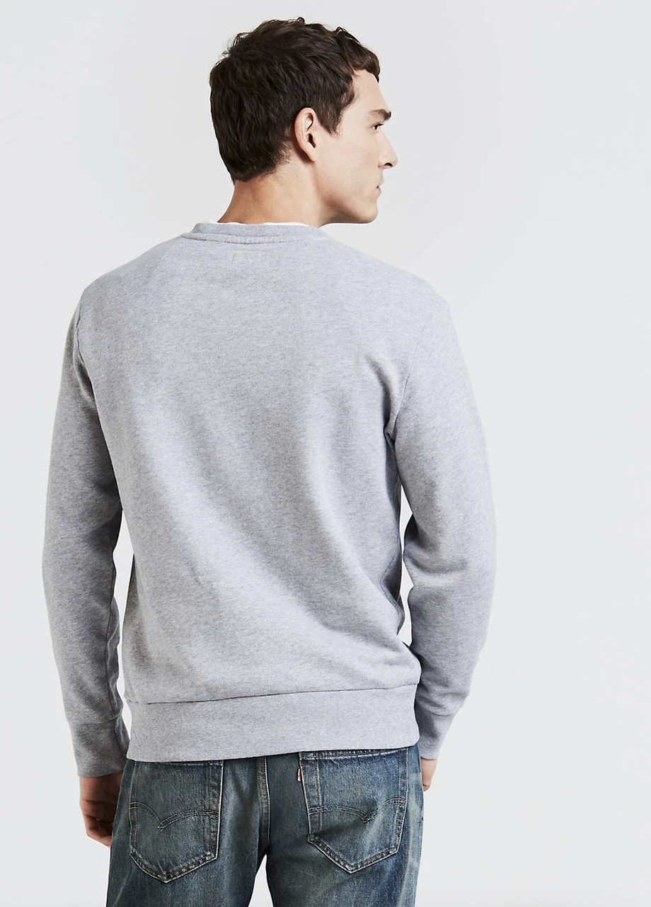 Сірий світшоти Levi's однотонний (211080851)