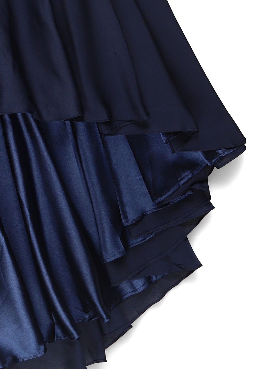 Темно-синя коктейльна сукня з відкритими плечима Swing однотонна