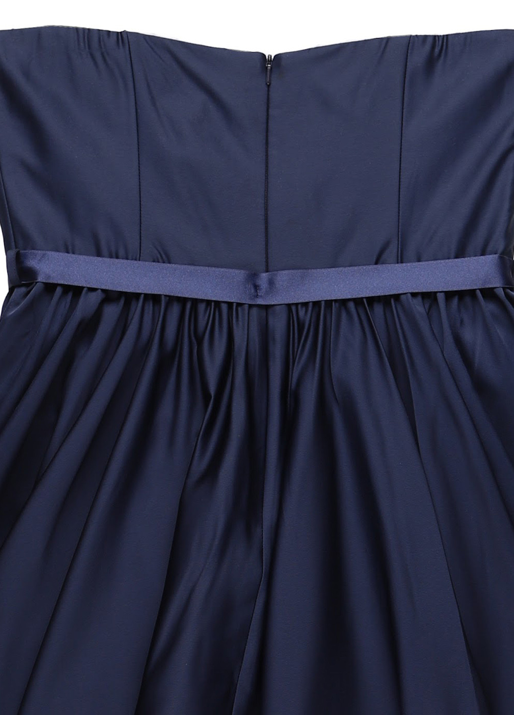 Темно-синя коктейльна сукня з відкритими плечима Swing однотонна
