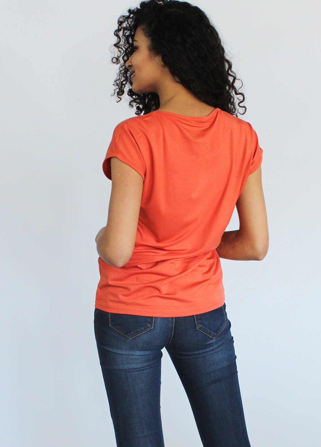 Оранжевая летняя футболка Ballet Grace
