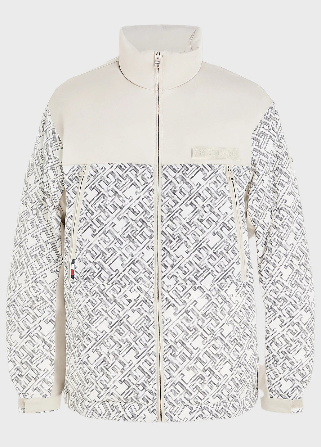 Молочная зимняя куртка Tommy Hilfiger