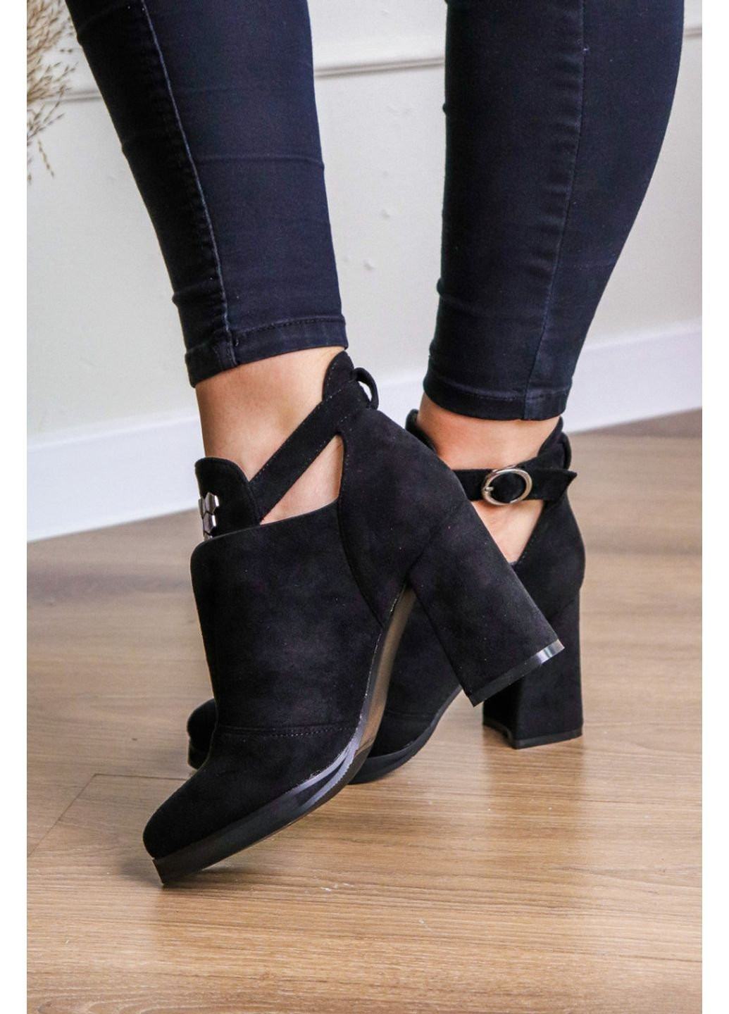Черные демисезонная ботильоны женские ophelia 3281 41 26 см черный Fashion