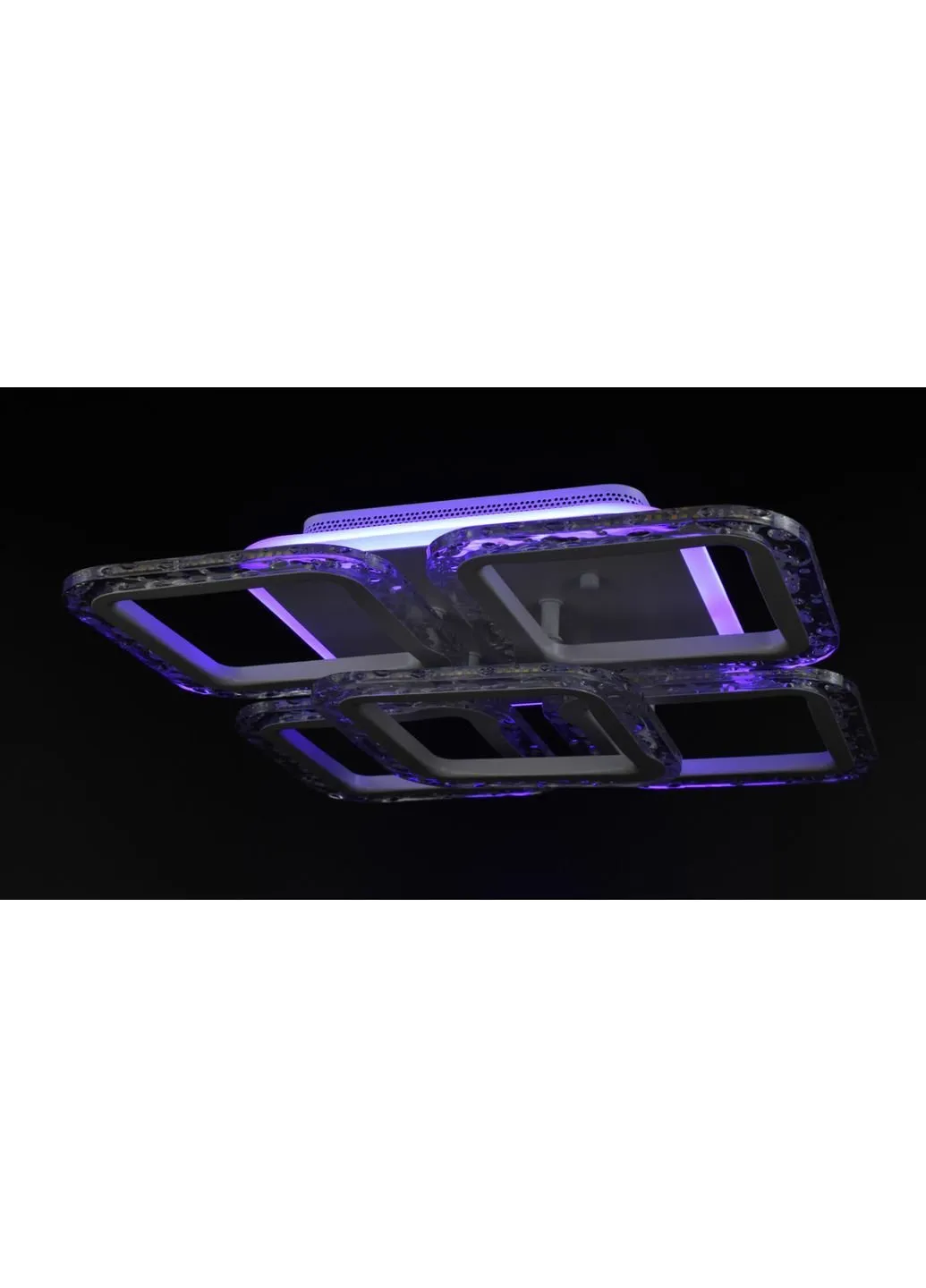 Люстра стельова LED з пультом A2517/4+1S-RGB-wh Білий 10х38х38 см. Sunnysky (253627935)