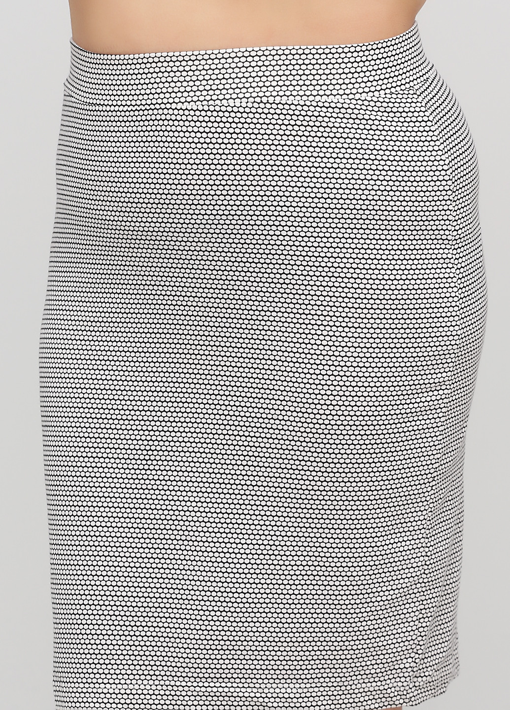 Белая кэжуал в горошек юбка Esmara карандаш
