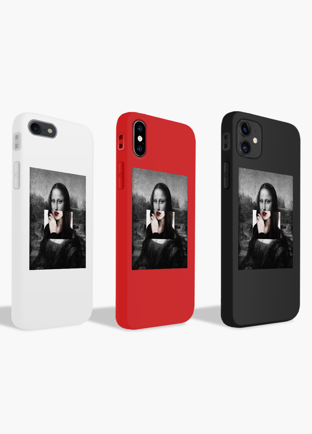Чохол силіконовий Apple Iphone Xs Ренесанс Мона Ліза "Джоконда» (Mona Lisa La Gioconda) Білий (8938-1202) MobiPrint (219356048)