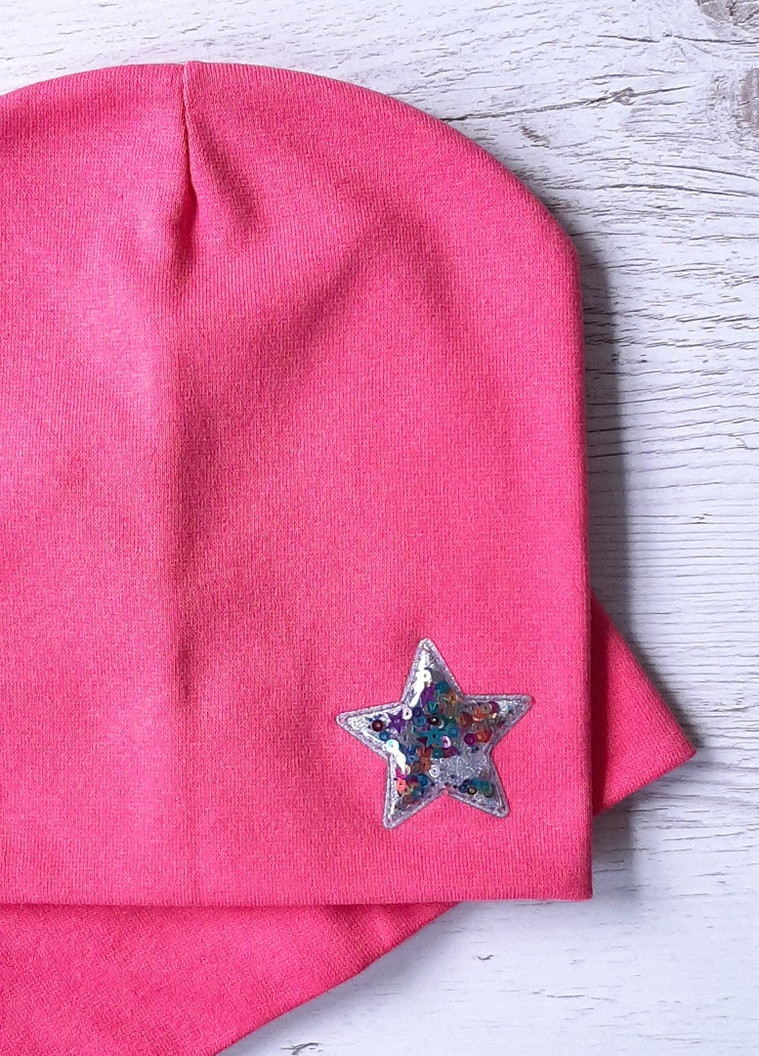 Дитяча шапка з хомутом КАНТА розмір 48-52, рожевий (OC-312) Канта (212242550)