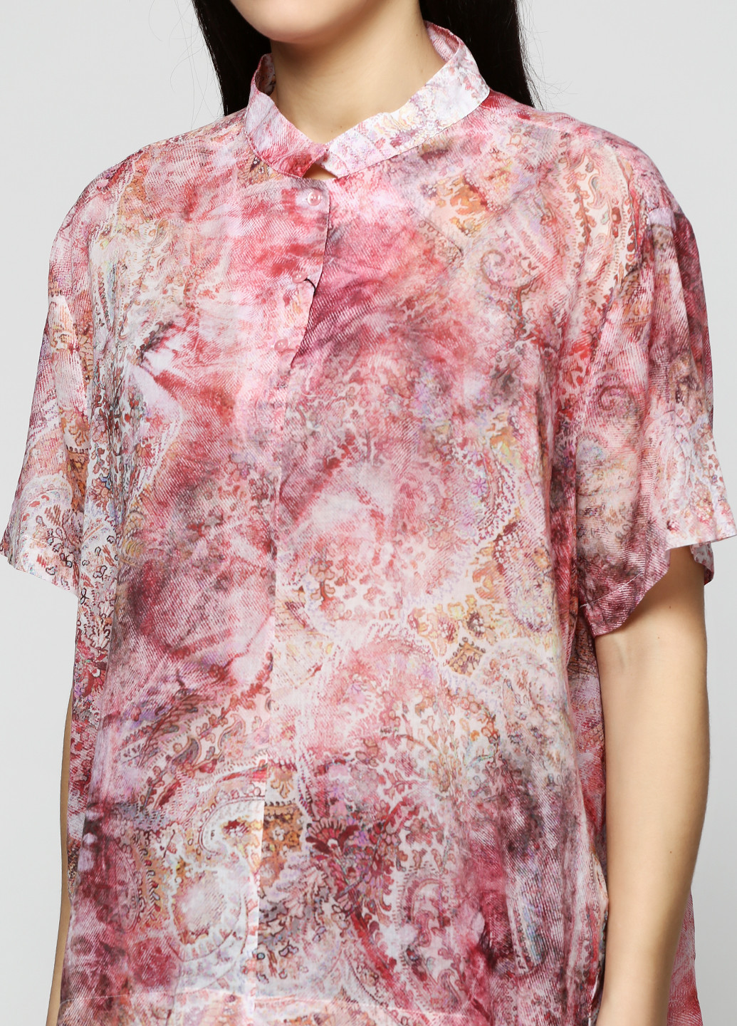 Розовая летняя блуза ZANETTI 1965