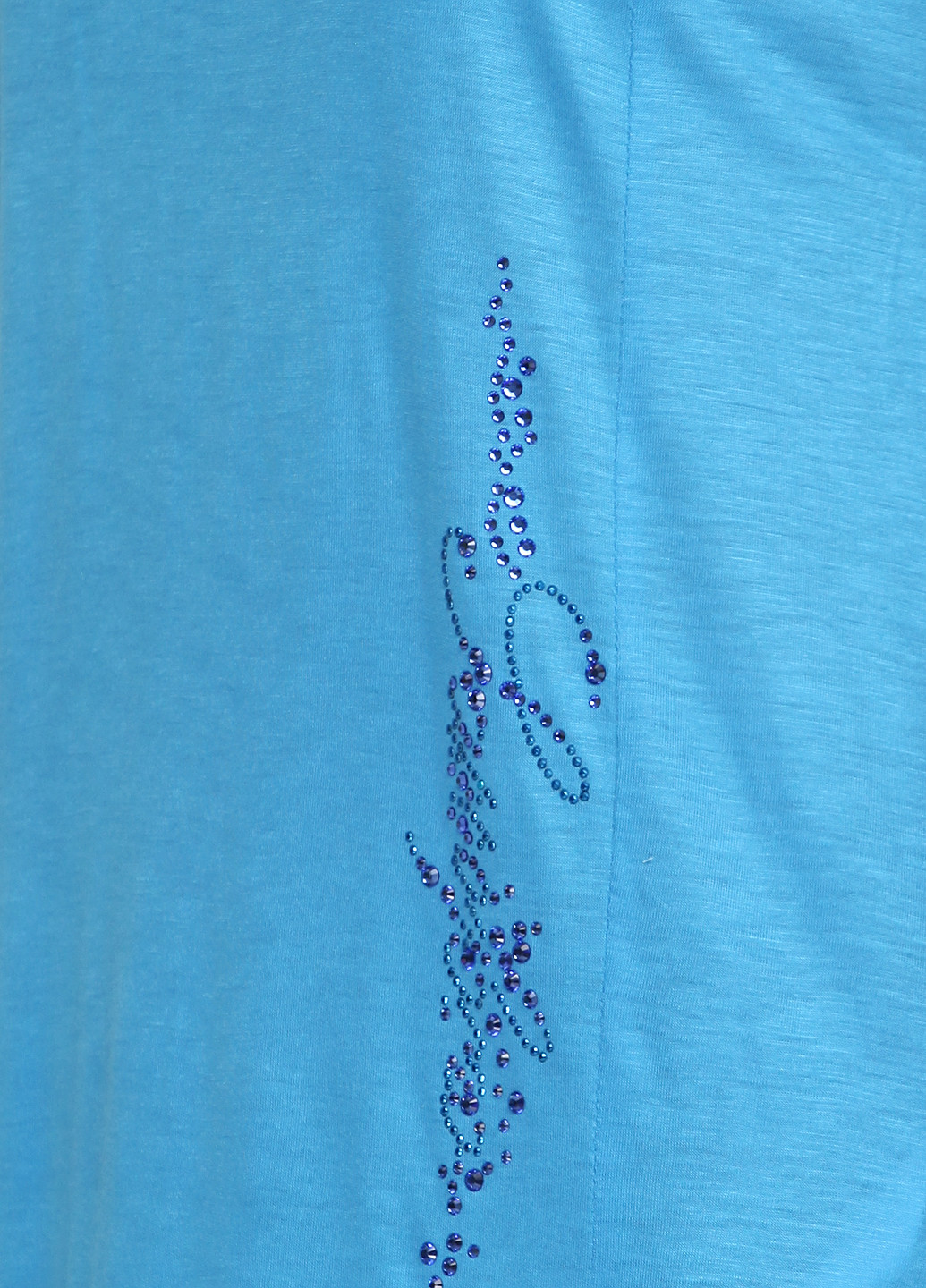 Блакитна літня футболка Sassofono