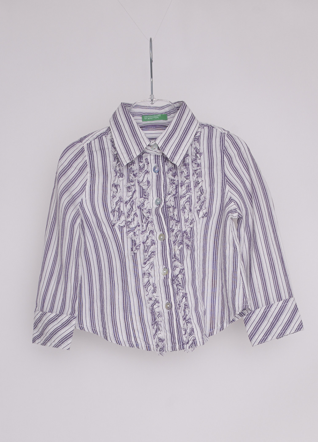 Комбинированная в полоску блузка United Colors of Benetton демисезонная