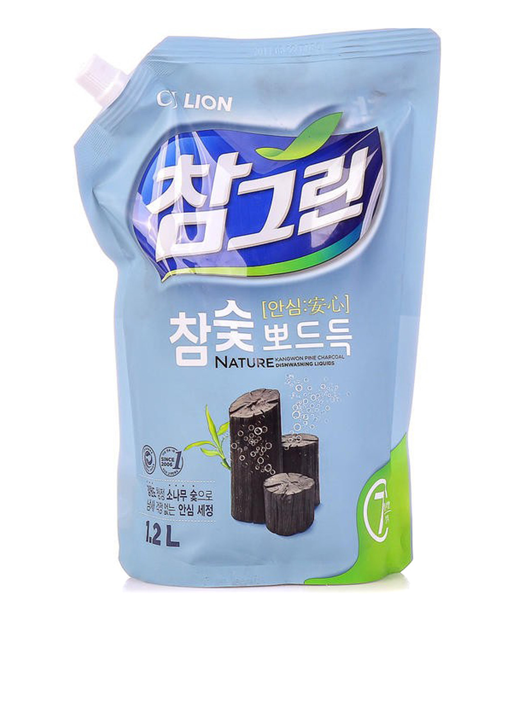 Засіб для миття посуду Деревне вугілля, 1,2 л LION KOREA (124712351)