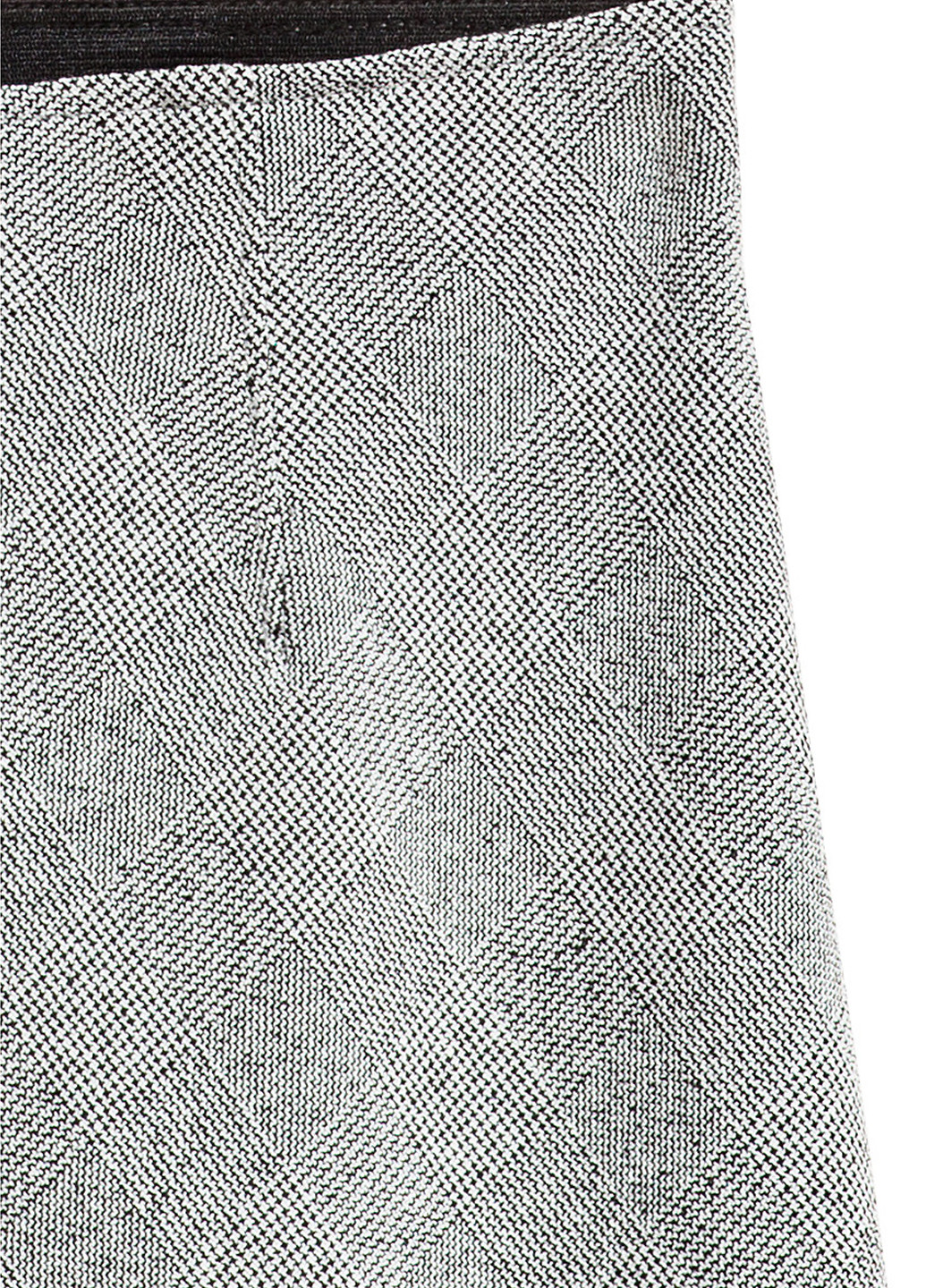 Юбка H&M міді клітинка світло-сіра кежуал