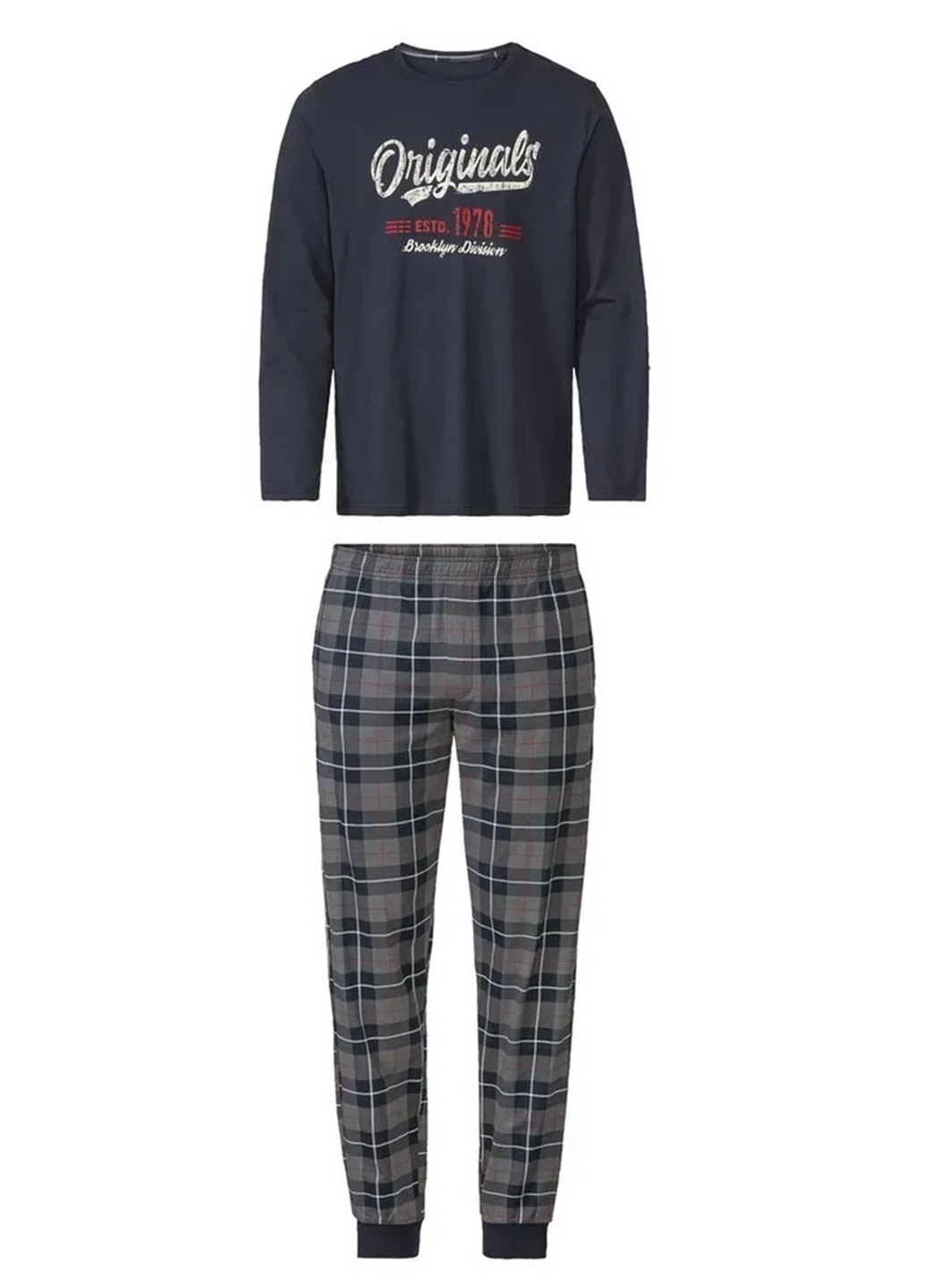 Пижама (лонгслив, брюки) Livergy (365761799)