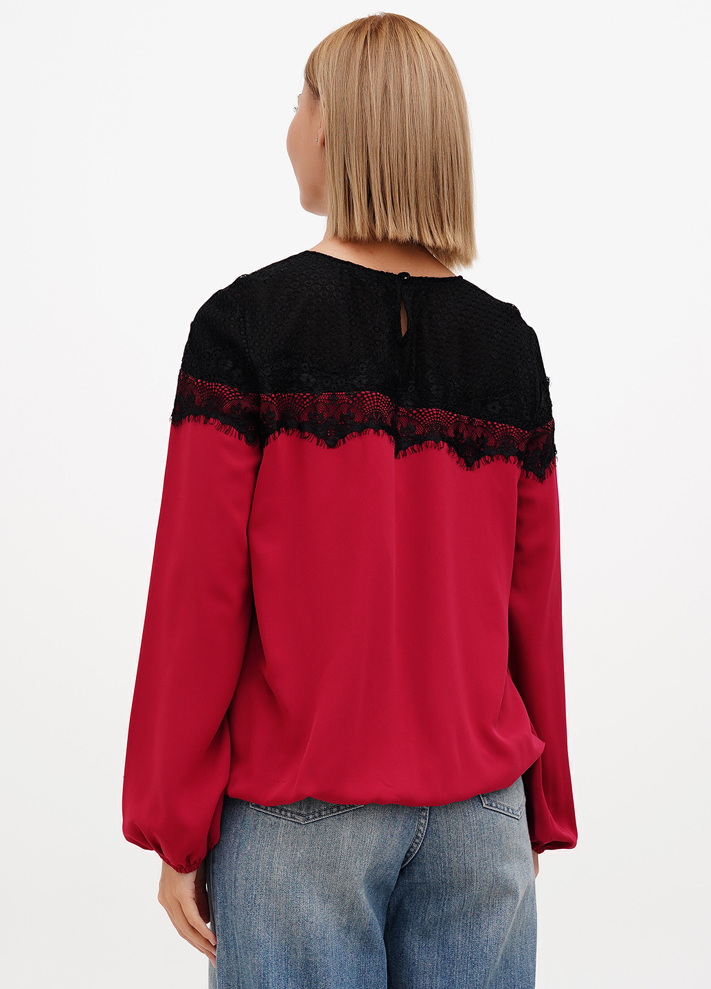 Бордова блуза Sassofono