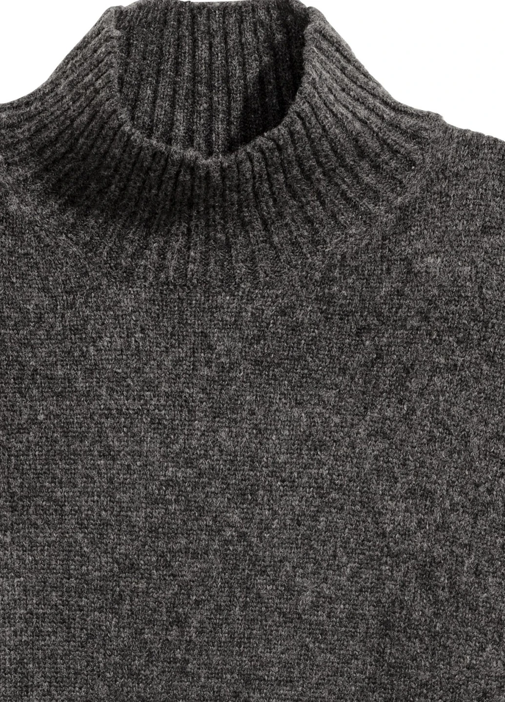 Темно-сірий зимовий светр H&M