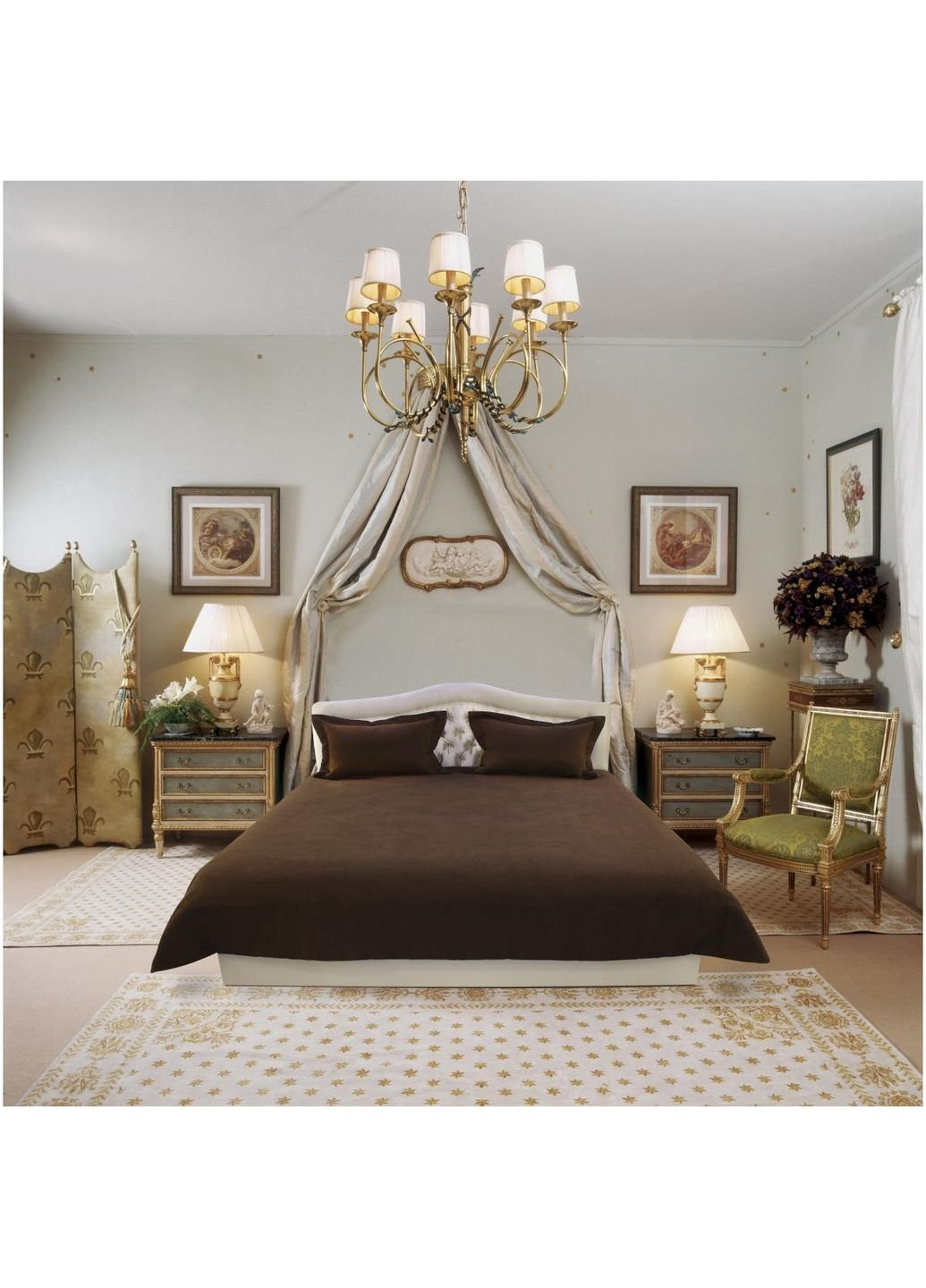 Покрывало Diamond AR-A107070-Brown 250х260 см коричневое Arya (253658795)