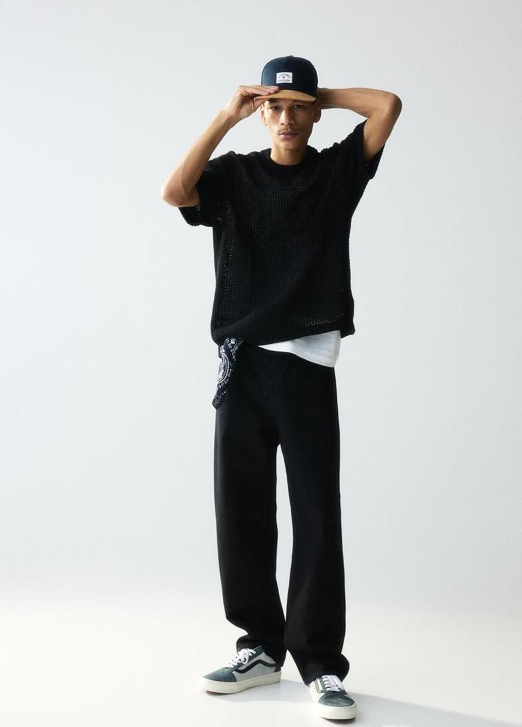 Чорна футболка H&M