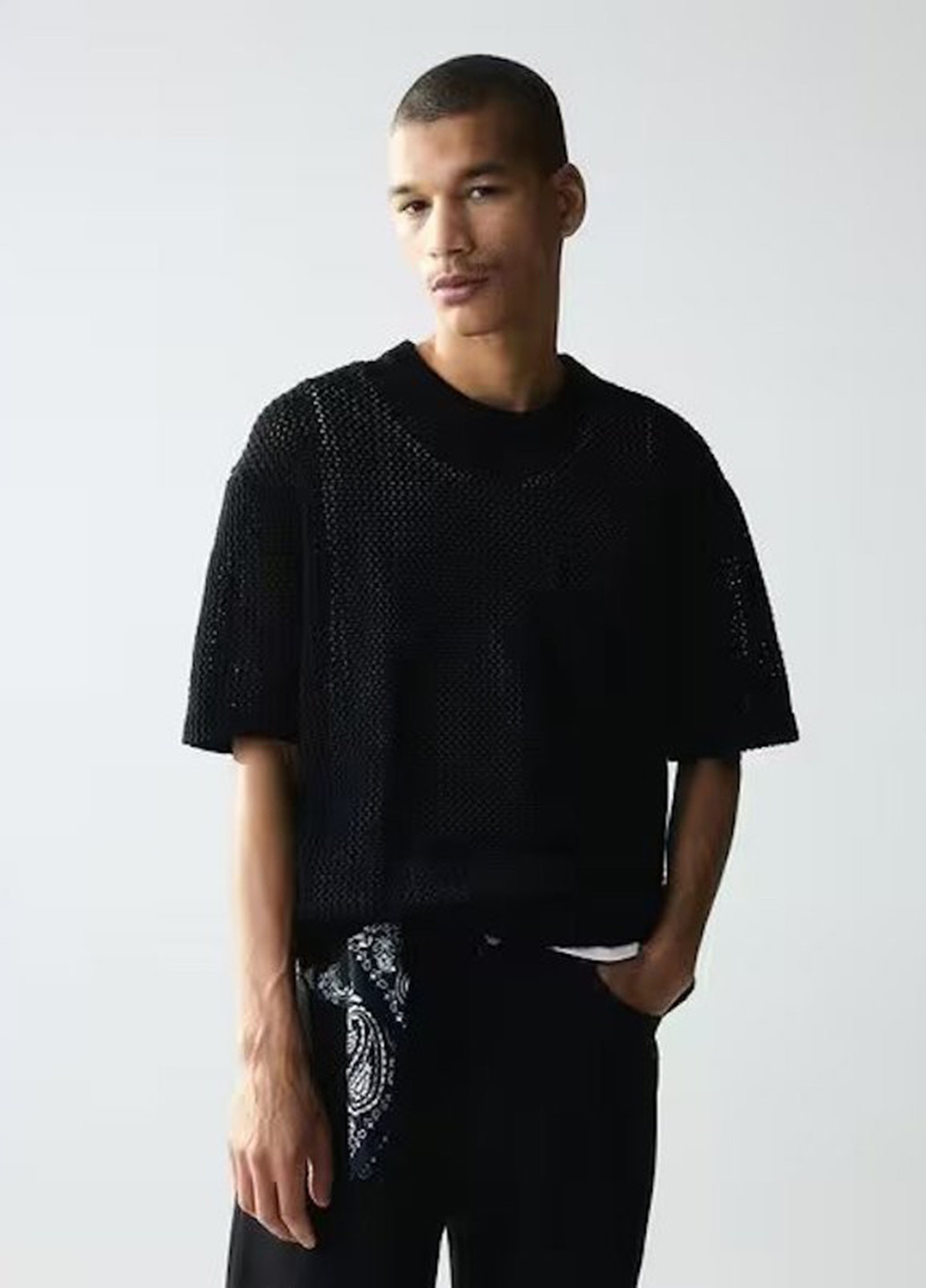 Чорна футболка H&M