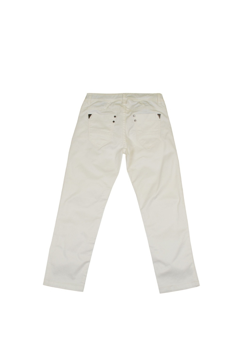 Белые кэжуал демисезонные прямые брюки Antony Morato
