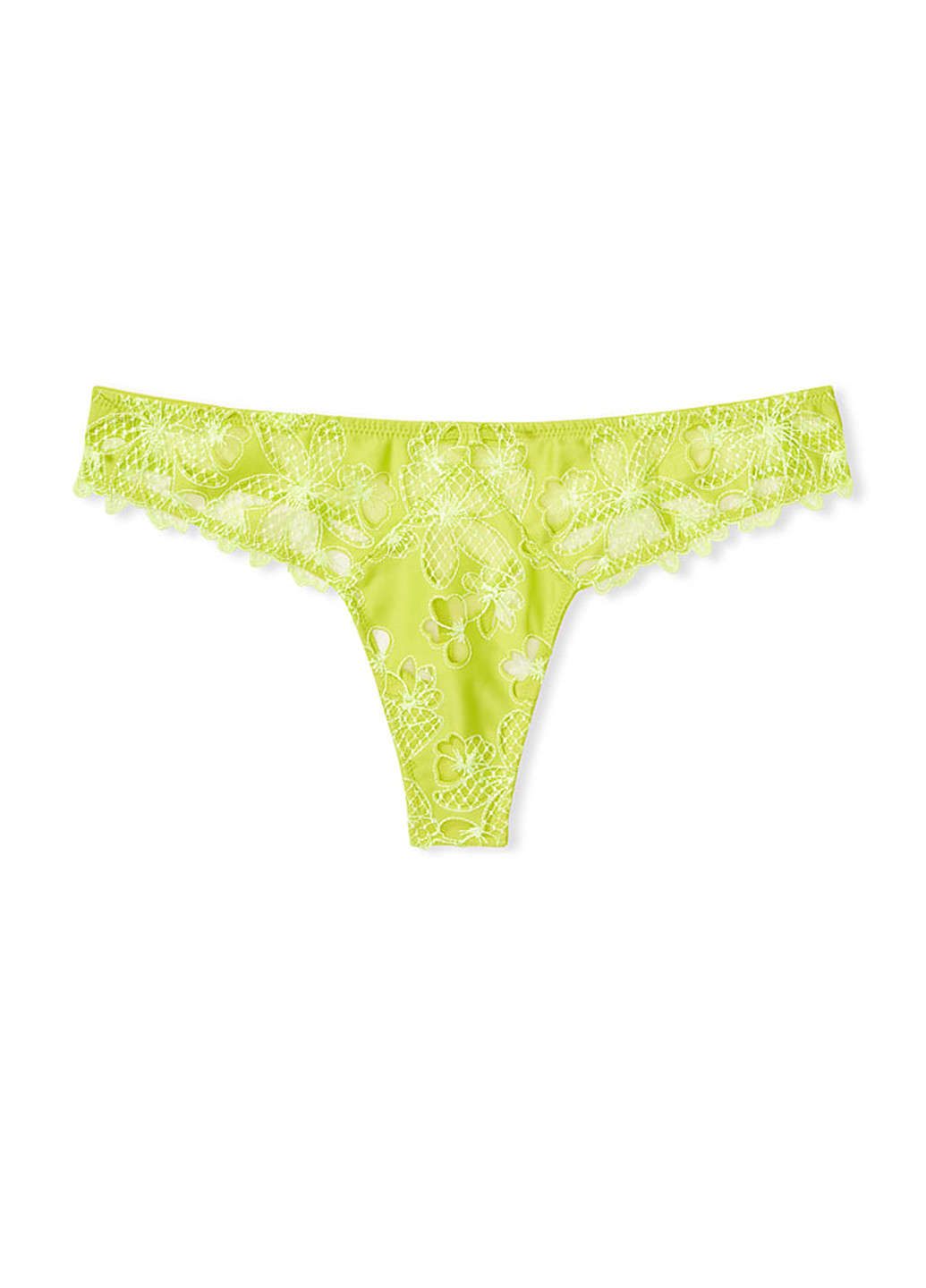 Лаймовый демисезонный комплект (бюстгальтер, трусики) Victoria's Secret