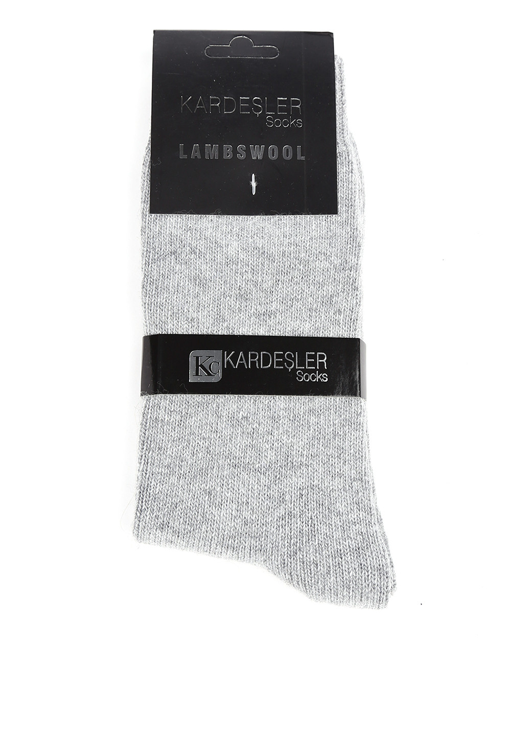 Термошкарпетки Kardesler однотонні сірі спортивні