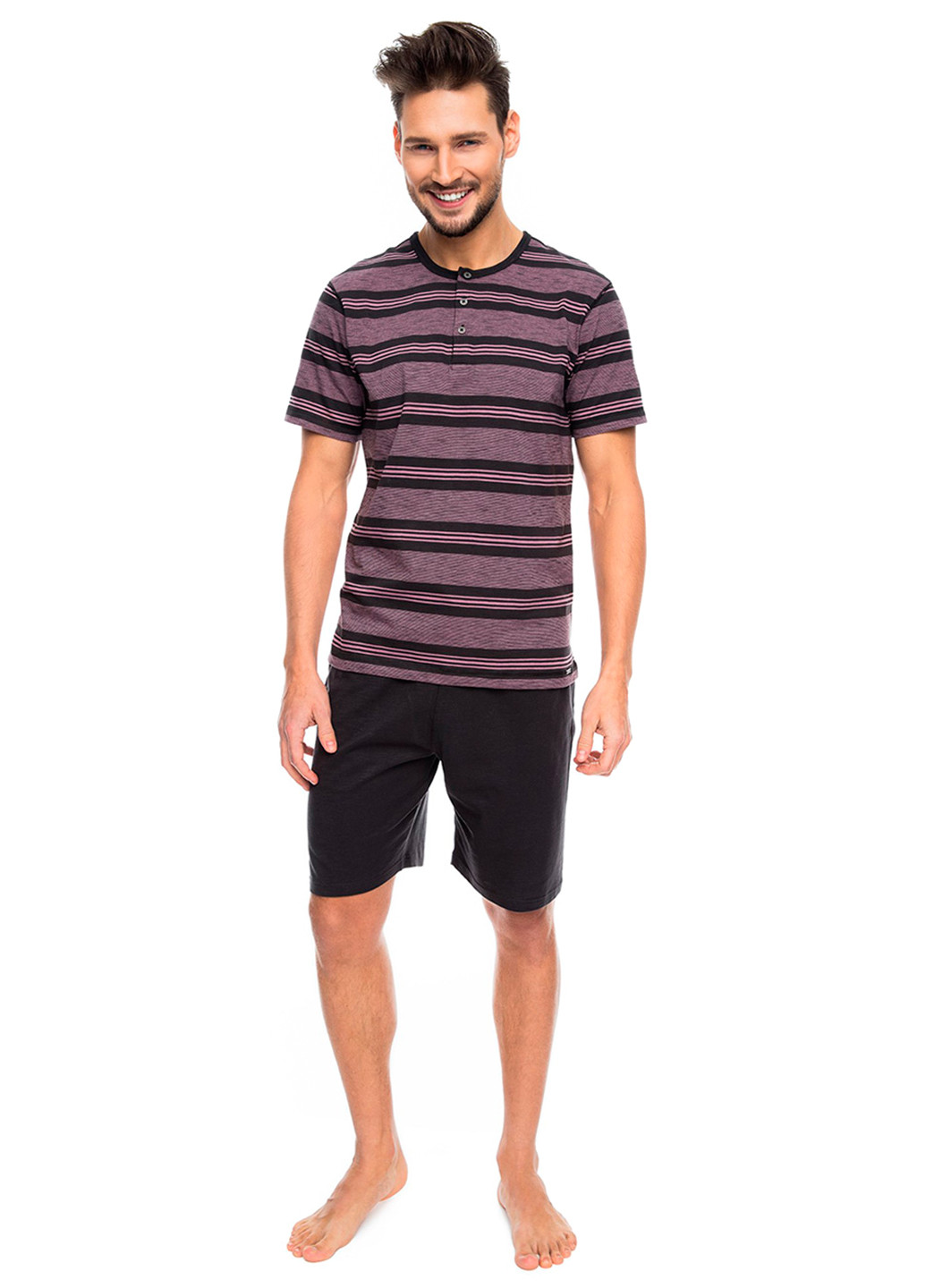 Фіолетовий демісезонний комплект (футболка, шорти) Rossli