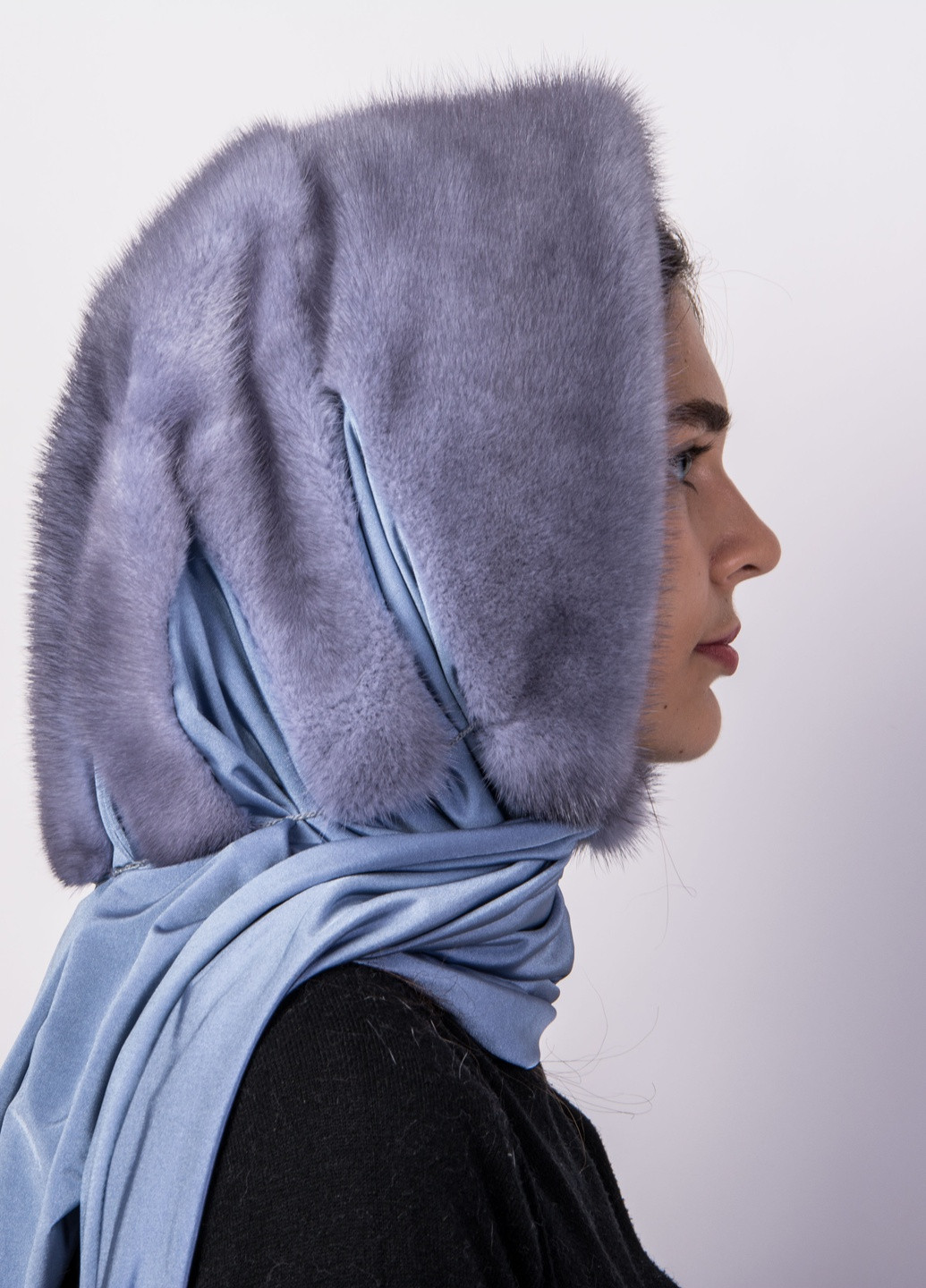 Жіночий норкову капор на голову Меховой Стиль Паук (245034156)